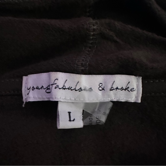 YOUNG FABULOUS AND BROKE L CARDIGAN - Picture 5 of 5